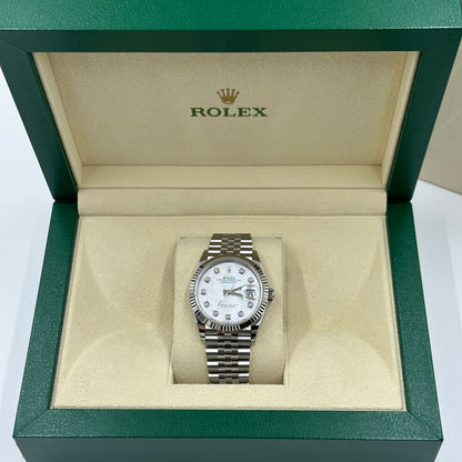 Rolex Datejust 36 126234Ng Weißes Jubiläum 2025