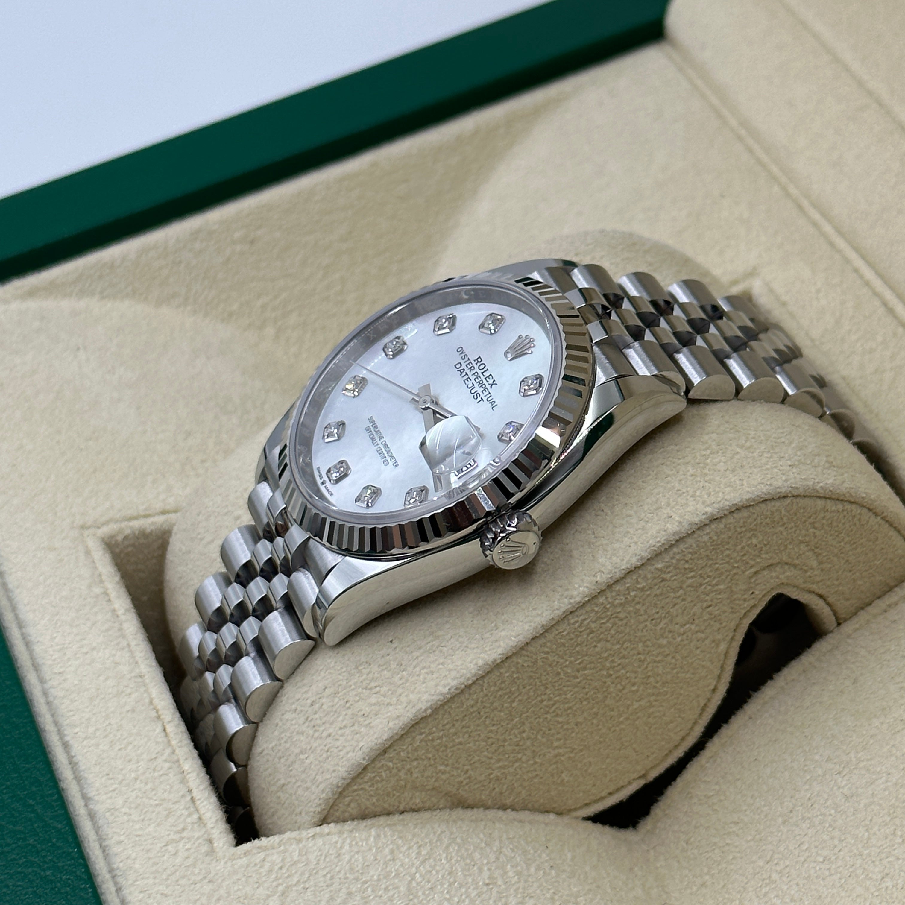Rolex Datejust 36 126234Ng Weißes Jubiläum 2025