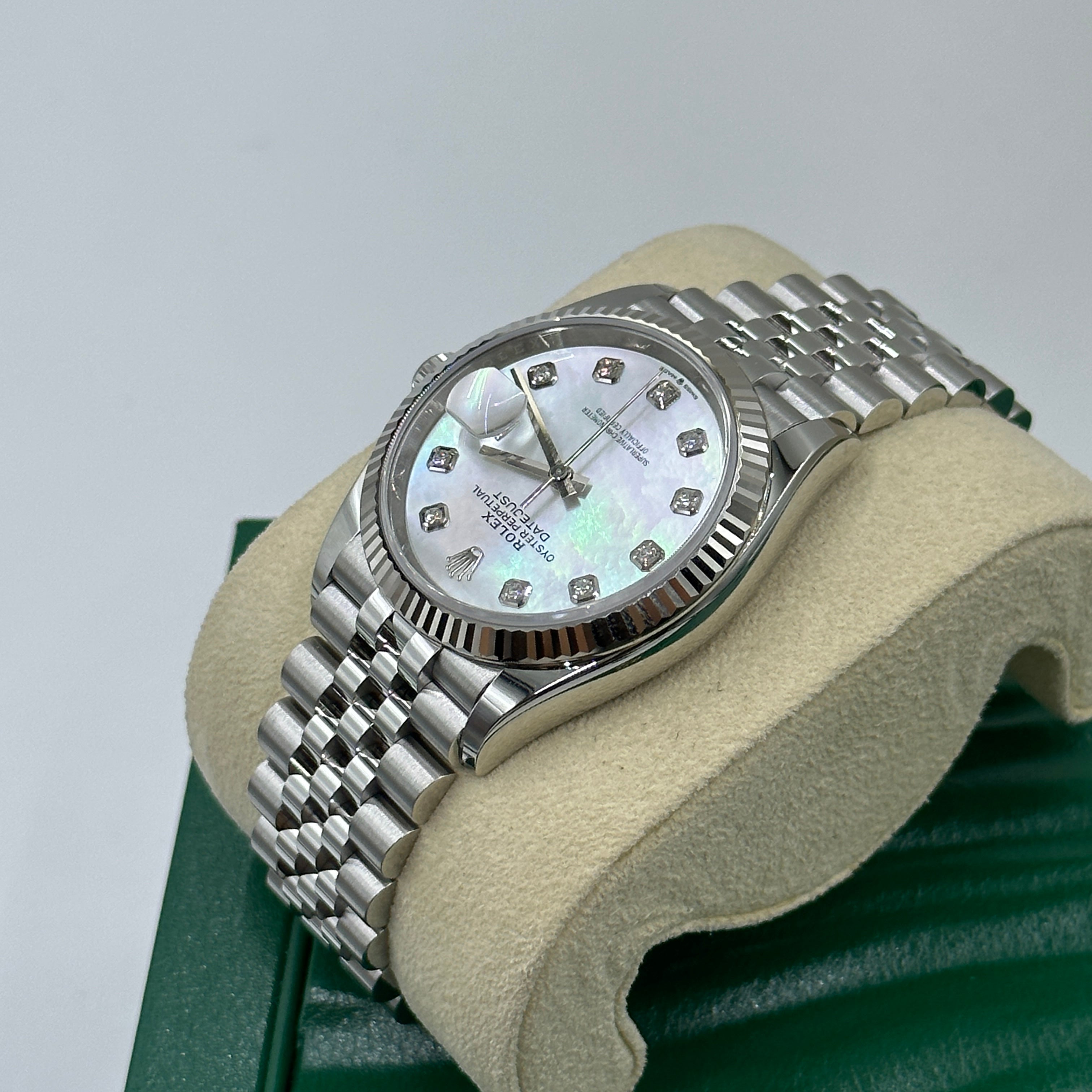 Rolex Datejust 36 126234Ng Weißes Jubiläum 2025