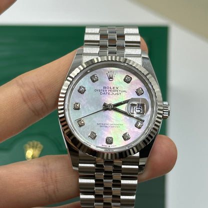 Rolex Datejust 36 126234Ng Weißes Jubiläum 2025