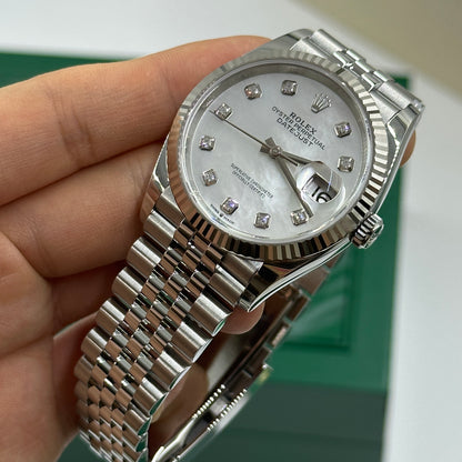 Rolex Datejust 36 126234Ng Weißes Jubiläum 2025