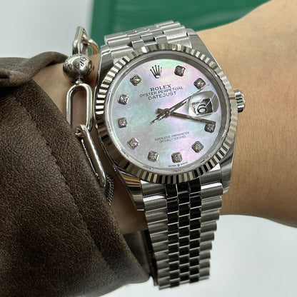 Rolex Datejust 36 126234Ng Weißes Jubiläum 2025