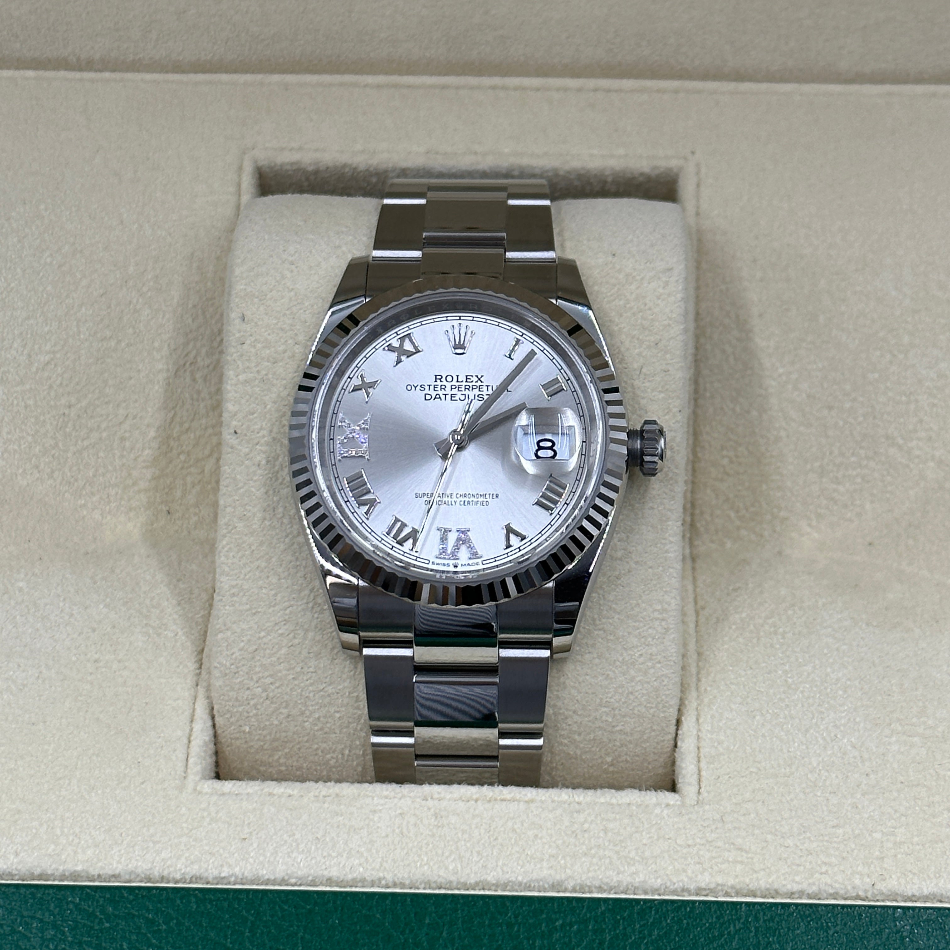 Rolex Datejust 36 126234 Silber VIIX Oyster 2025