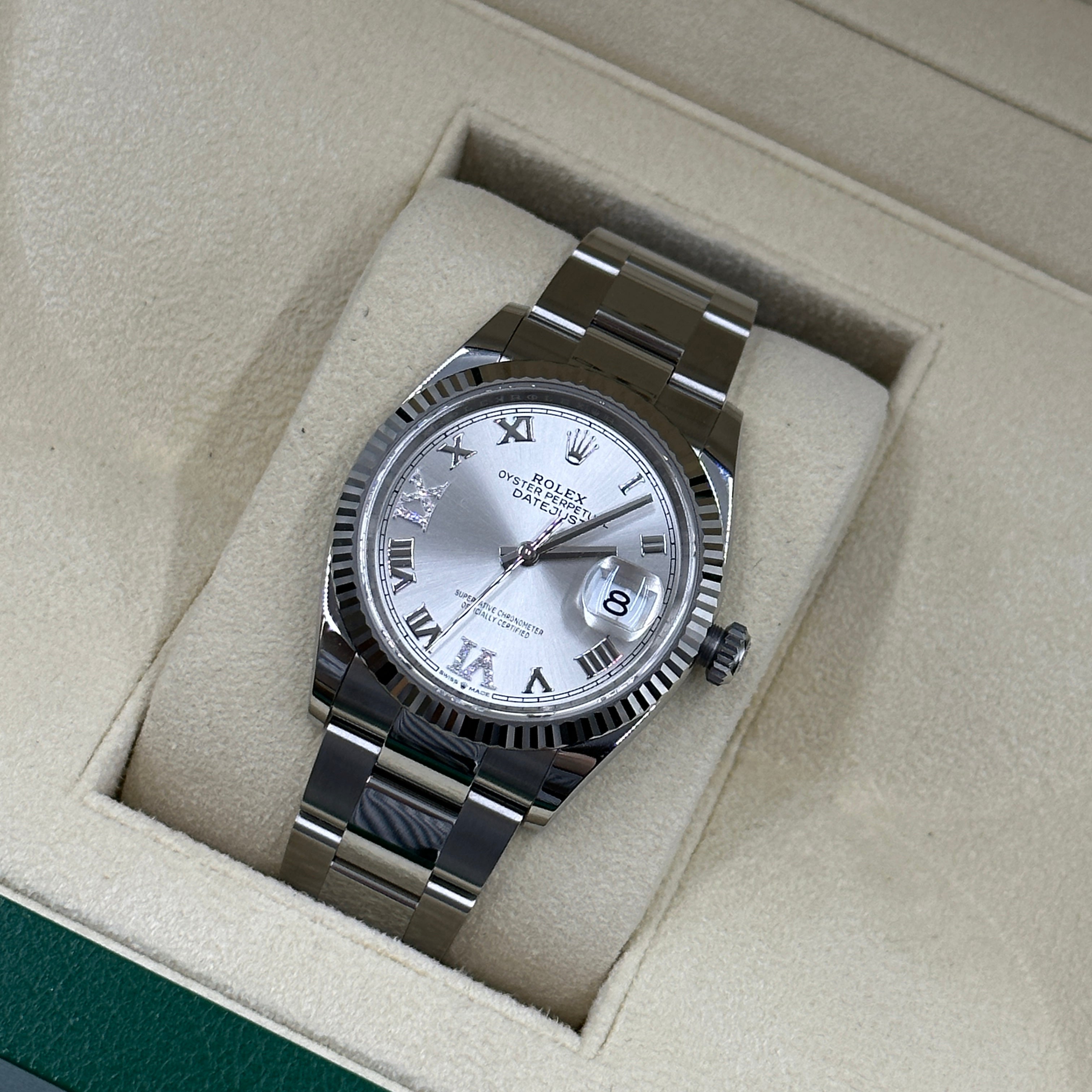 Rolex Datejust 36 126234 Silber VIIX Oyster 2025