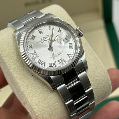 Rolex Datejust 36 126234 Silber VIIX Oyster 2025