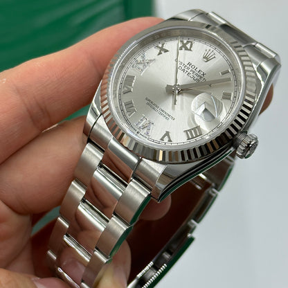Rolex Datejust 36 126234 Silber VIIX Oyster 2025