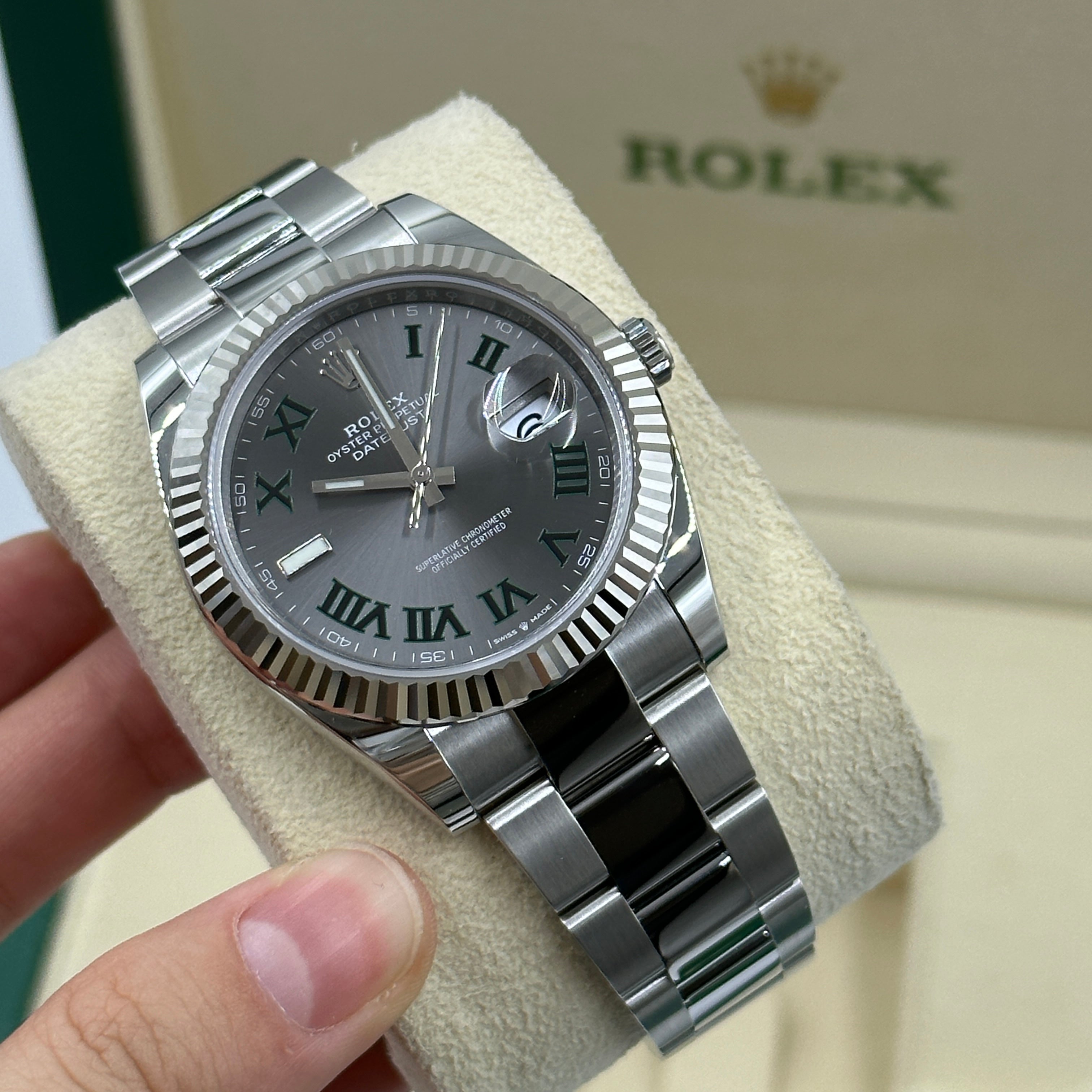 Rolex Datejust 41 126334 Wimbleon Jubilee 2024