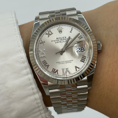 Rolex Datejust 36 126234 Silber VIIX Jubiläum 2025