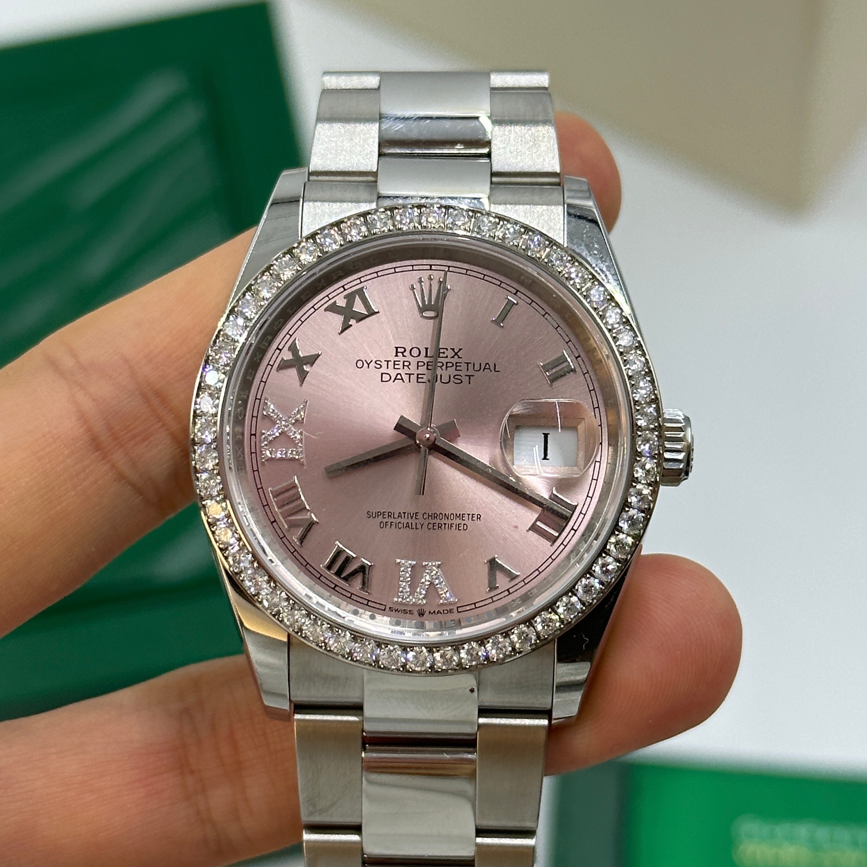 Rolex Datejust 36 126284 Rosa VIIX Oyster 2024
