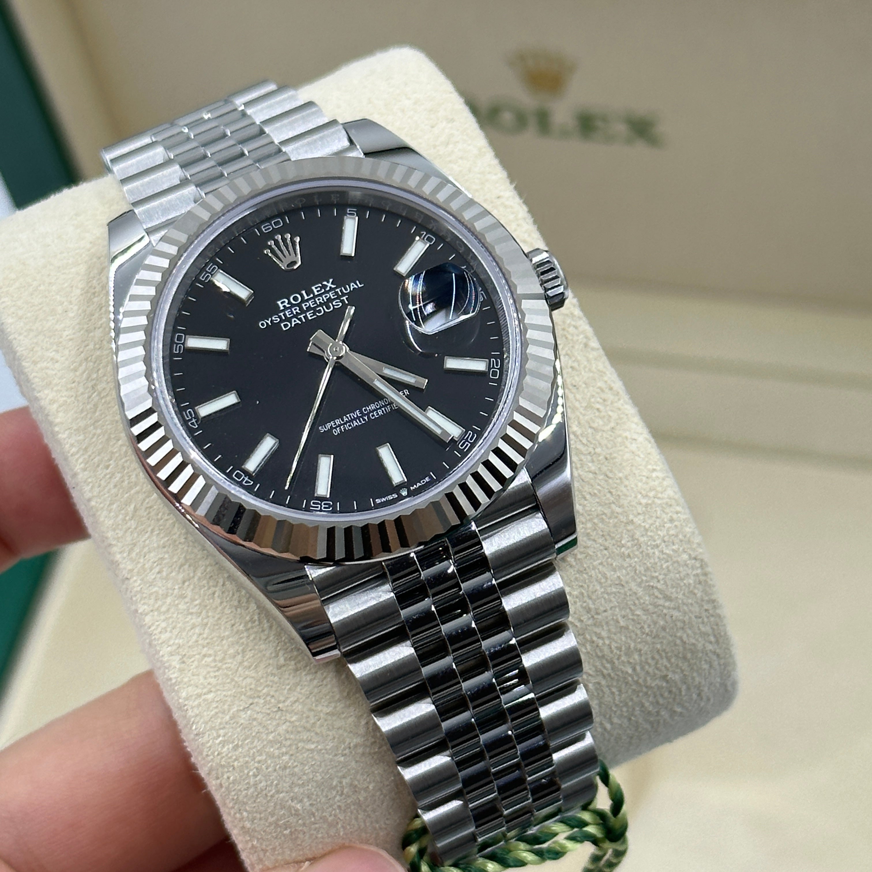 Rolex Datejust 41 126334 Schwarzer Index Jubilee 2025