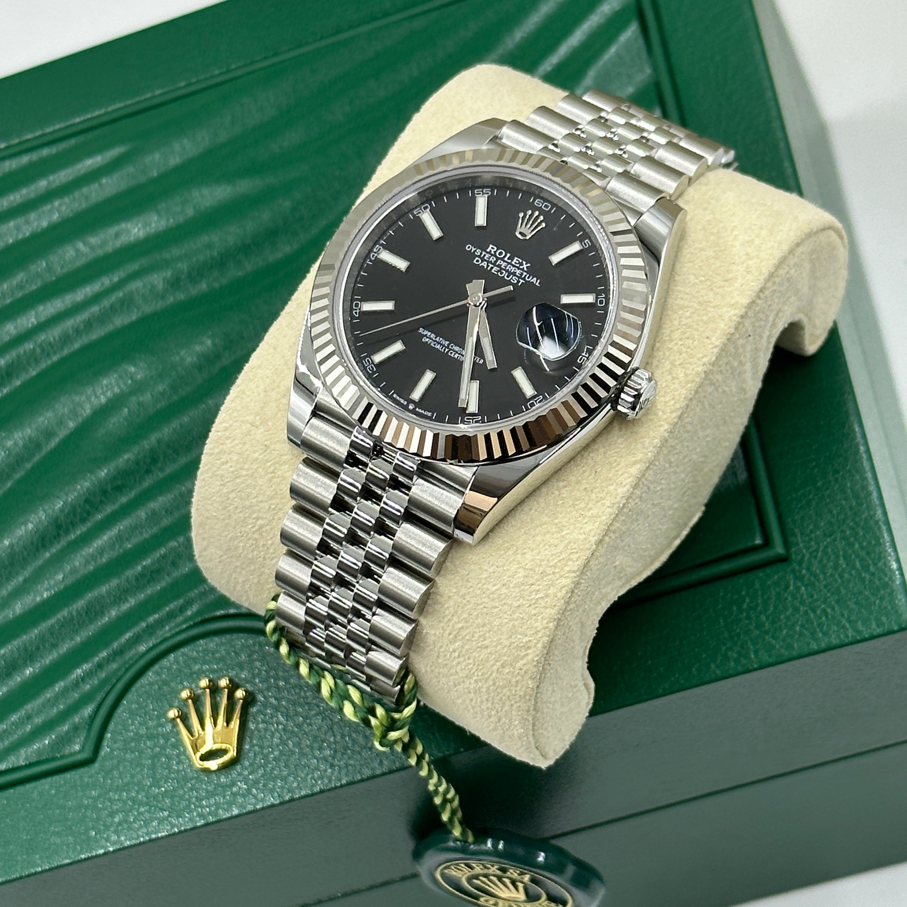 Rolex Datejust 41 126334 Schwarzer Index Jubilee 2025