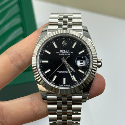 Rolex Datejust 41 126334 Schwarzer Index Jubilee 2025