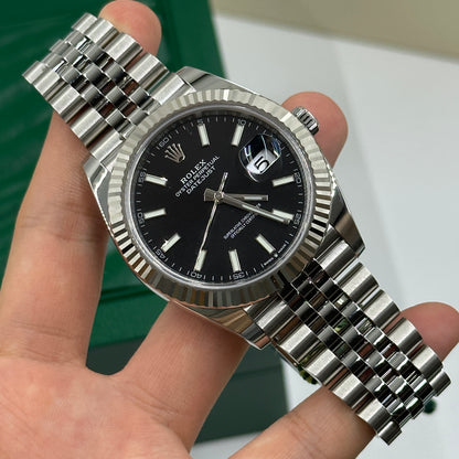 Rolex Datejust 41 126334 Schwarzer Index Jubilee 2025