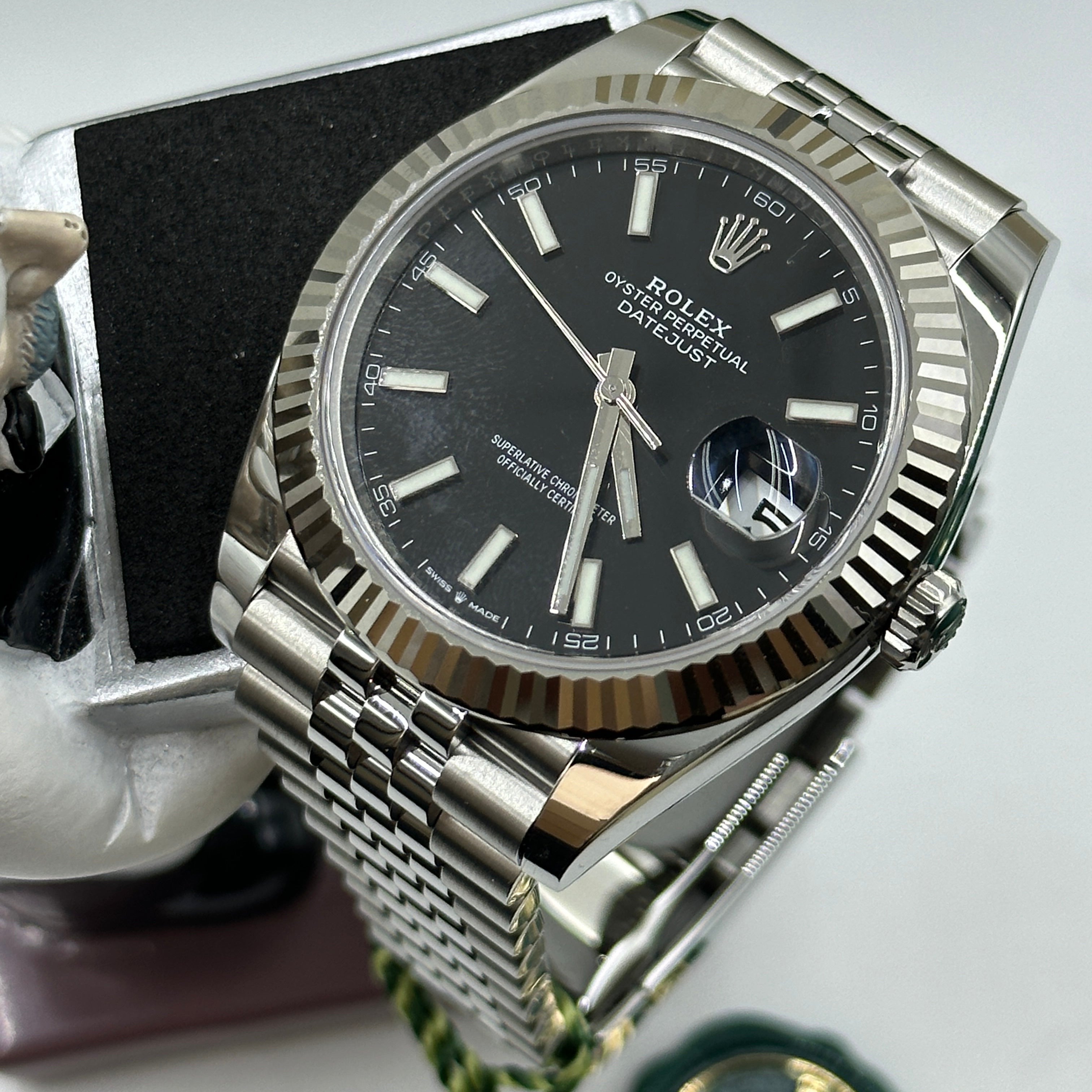 Rolex Datejust 41 126334 Schwarzer Index Jubilee 2025