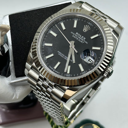 Rolex Datejust 41 126334 Schwarzer Index Jubilee 2025