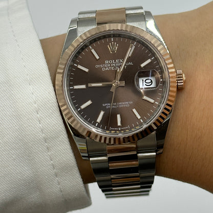Rolex Datejust 36 126231 Choc Index Oyster 2025