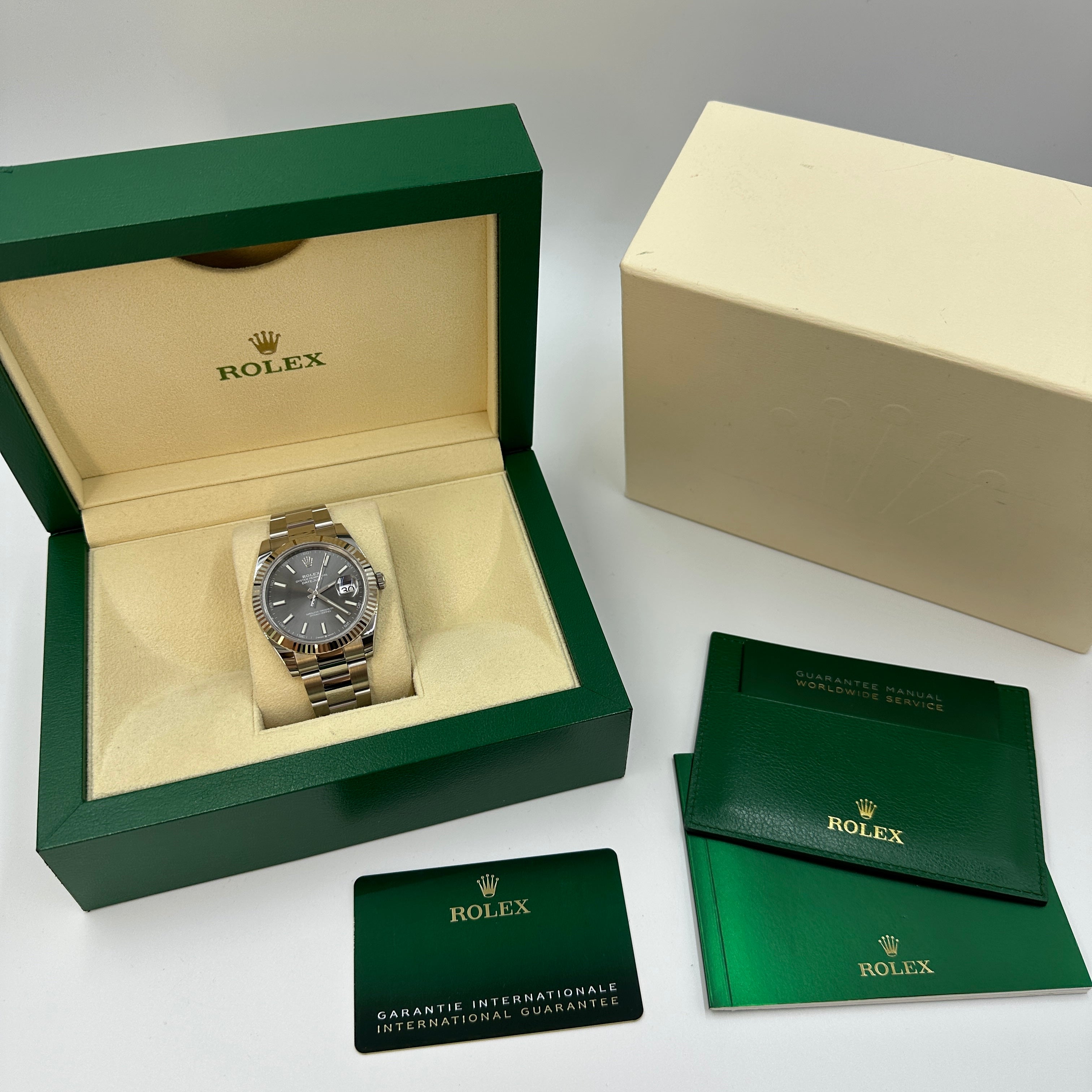 Rolex Datejust 41 126334 Grau Index Oyster 2025