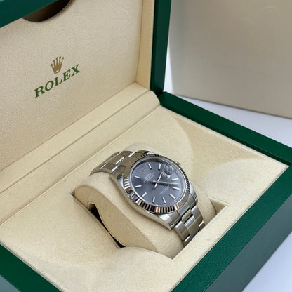 Rolex Datejust 41 126334 Grau Index Oyster 2025