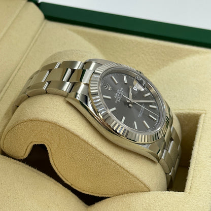 Rolex Datejust 41 126334 Grau Index Oyster 2025