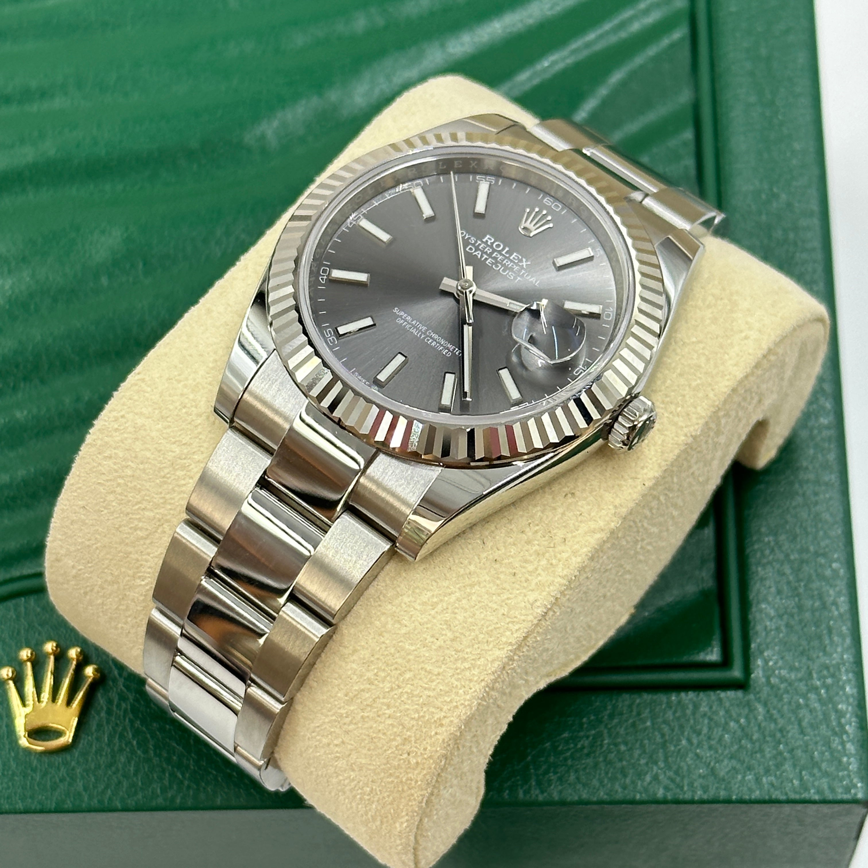 Rolex Datejust 41 126334 Grau Index Oyster 2025