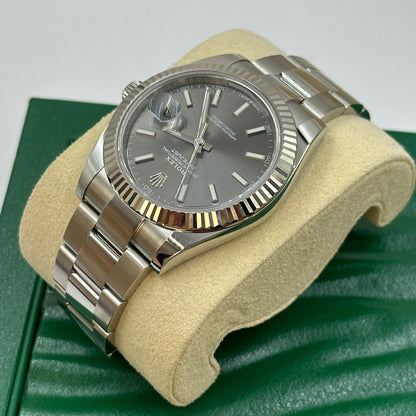 Rolex Datejust 41 126334 Grau Index Oyster 2025