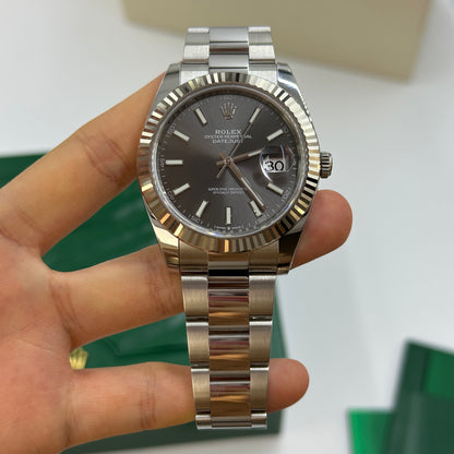 Rolex Datejust 41 126334 Grau Index Oyster 2025
