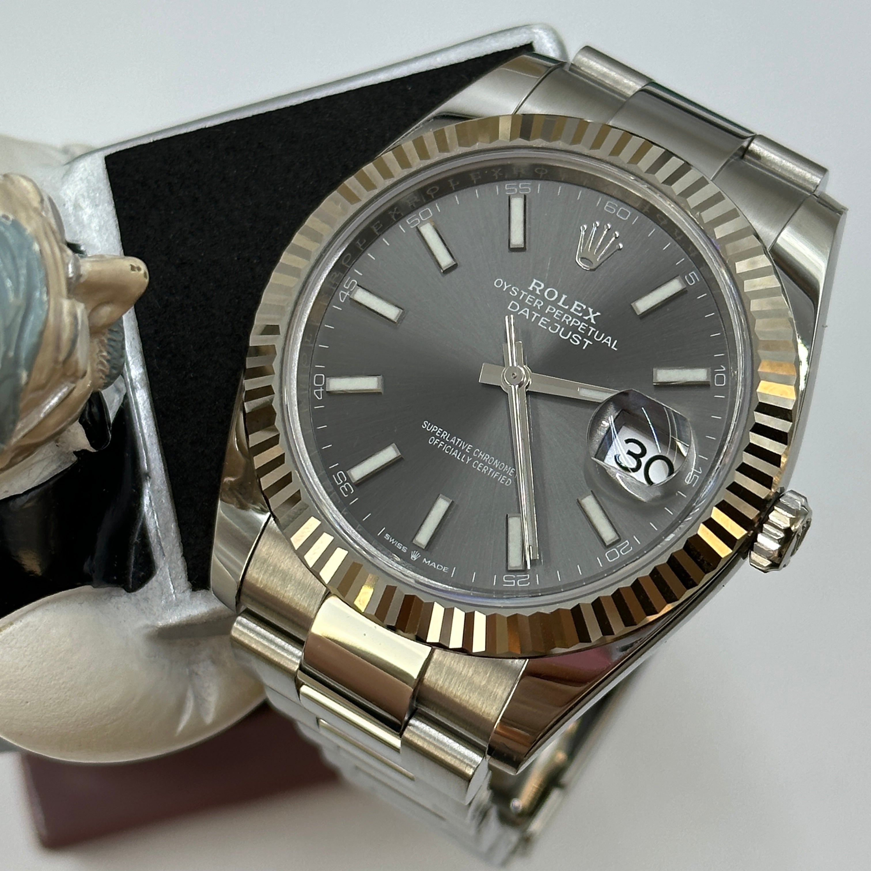 Rolex Datejust 41 126334 Grau Index Oyster 2025
