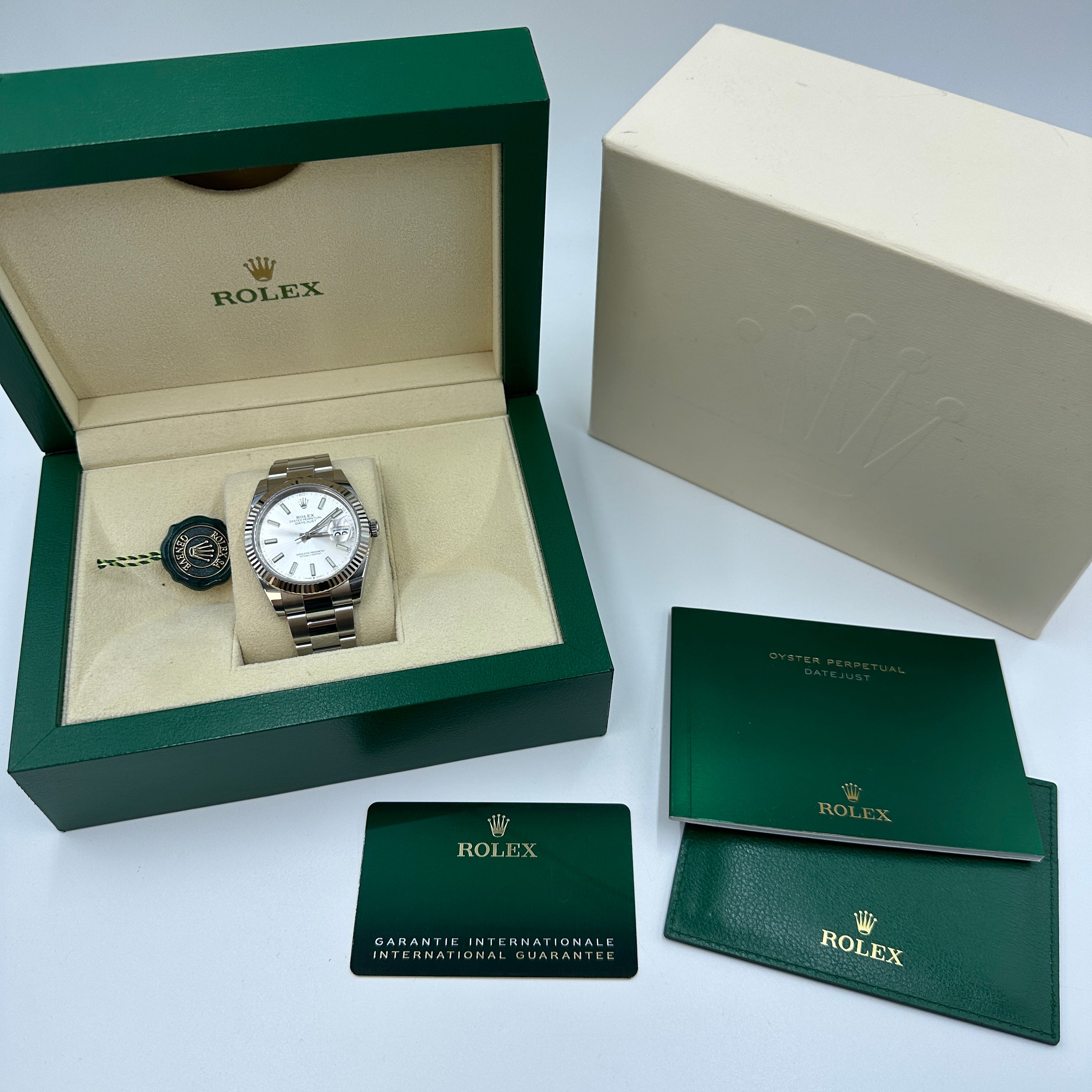 Rolex Datejust 41 126334 Silber Index Jubilee 2025