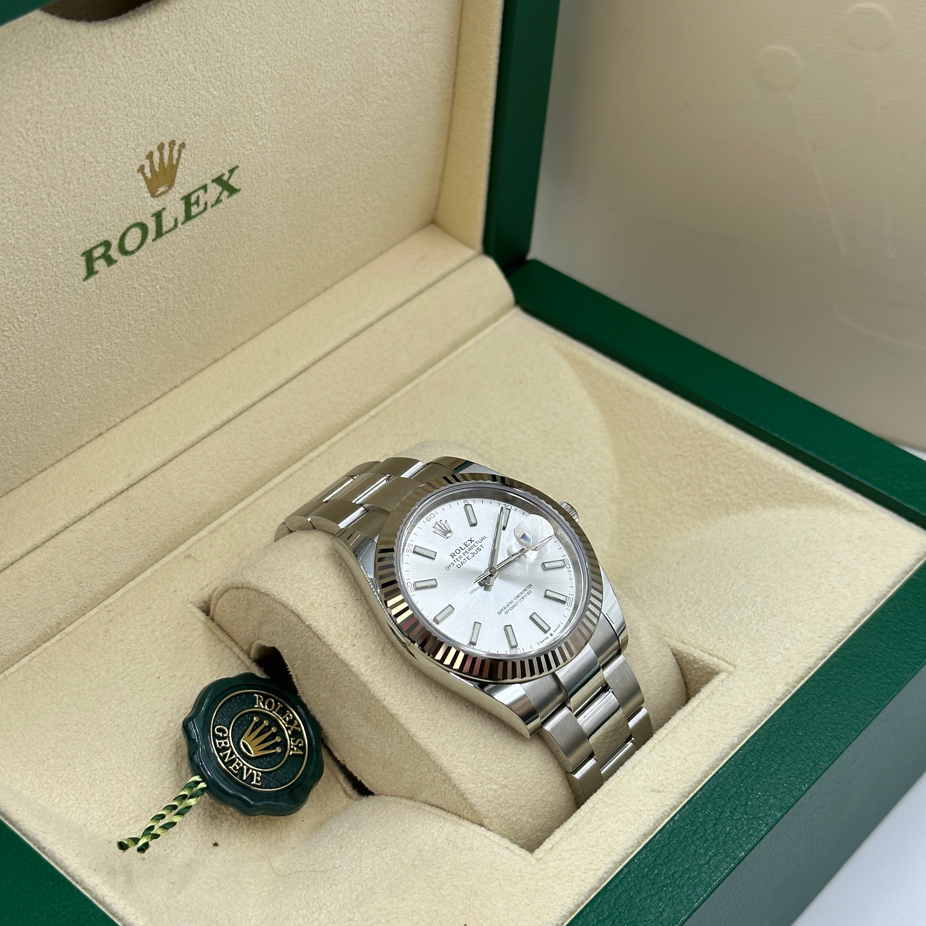 Rolex Datejust 41 126334 Silber Index Jubilee 2025