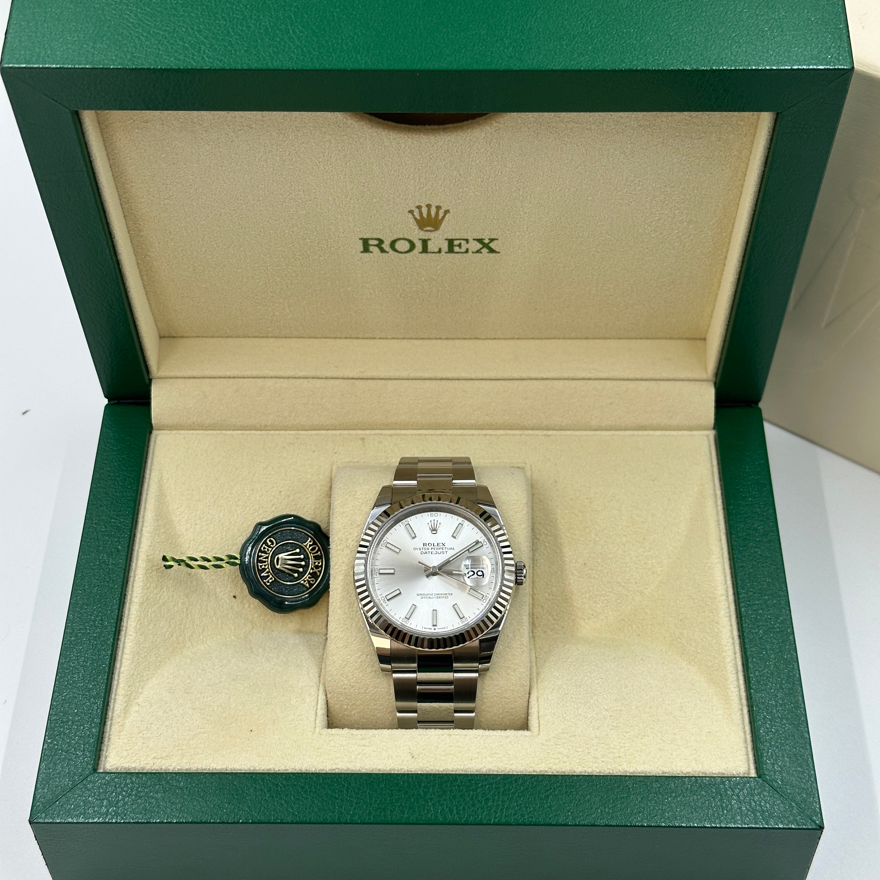 Rolex Datejust 41 126334 Silber Index Jubilee 2025