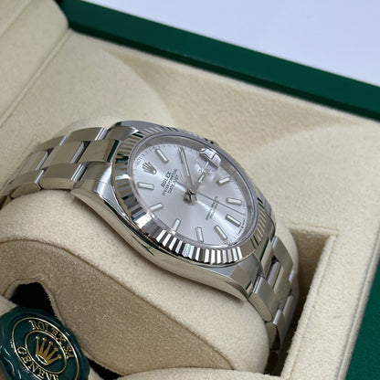 Rolex Datejust 41 126334 Silber Index Jubilee 2025