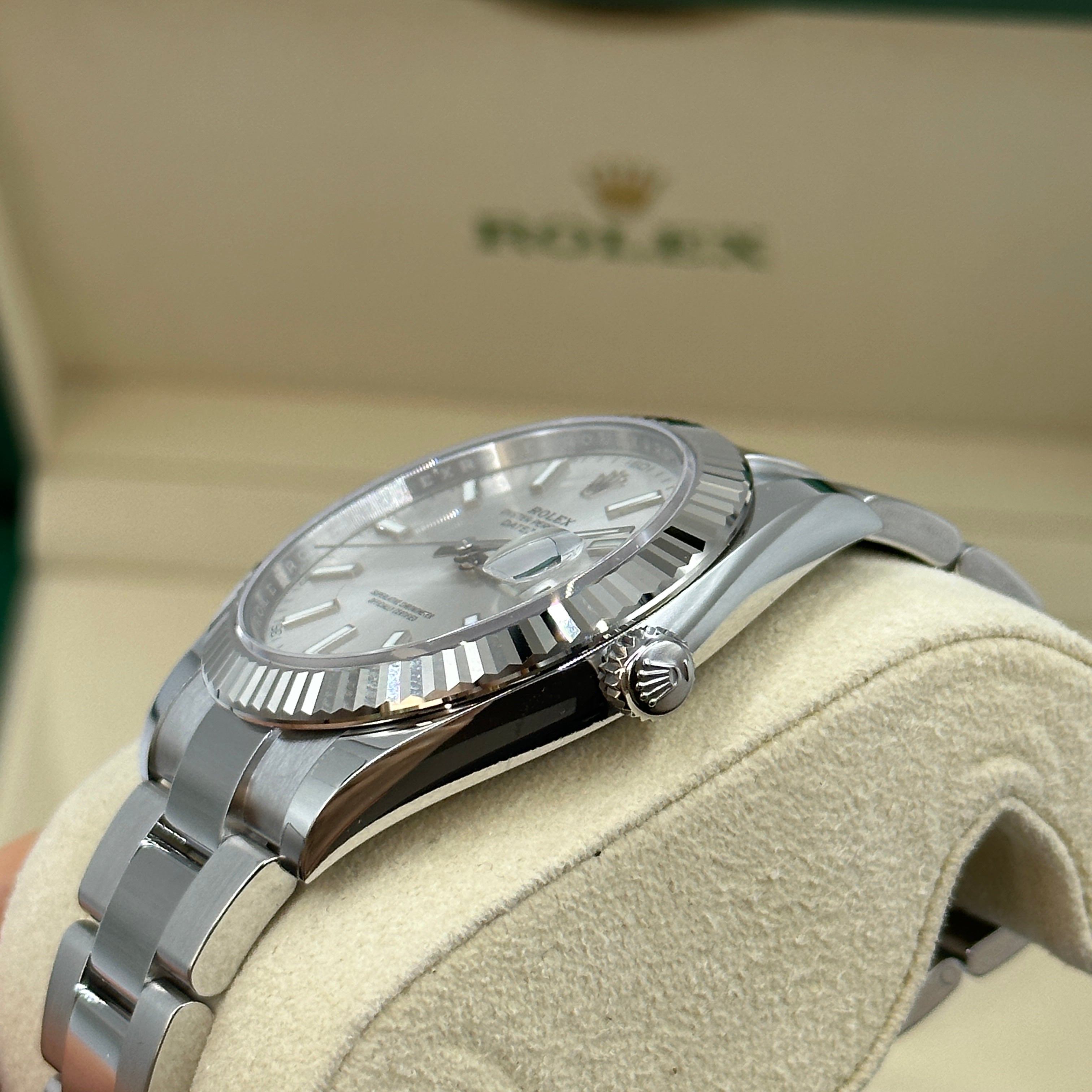 Rolex Datejust 41 126334 Silber Index Jubilee 2025