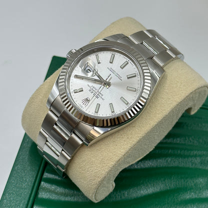 Rolex Datejust 41 126334 Silber Index Jubilee 2025