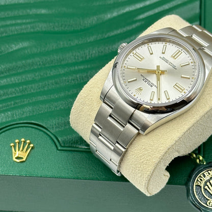 Rolex Oyster Perpetual 41 124300 Silber 2025