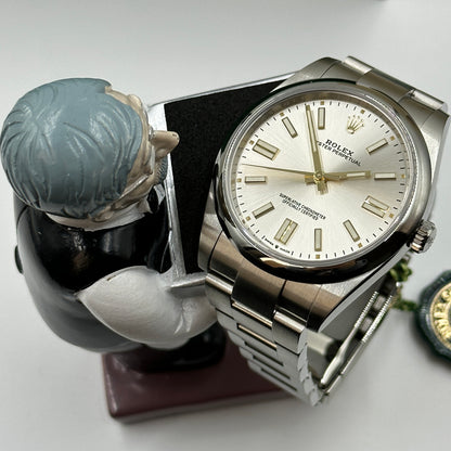 Rolex Oyster Perpetual 41 124300 Silber 2025