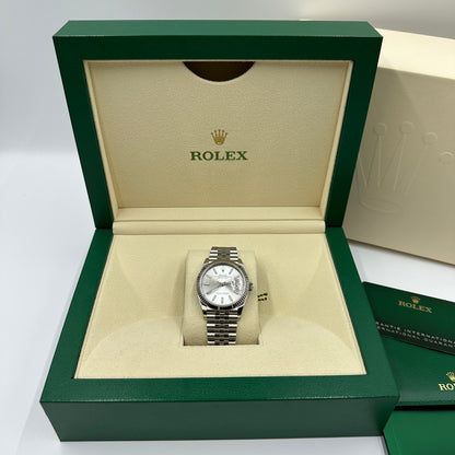 Rolex Datejust 36 126234 Silber Index Jubilee 2025