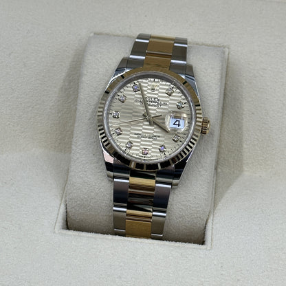 Rolex Datejust 36 126233 Champ Flute Oyster 2024
