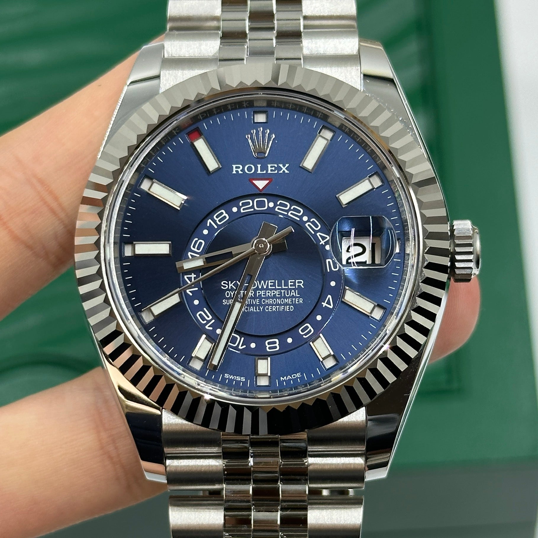 Rolex Sky-Dweller 42 mm 326934 Blaues Jubiläum 2022