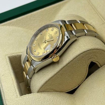 Rolex Datejust 36 126203G Champ Oyster 2024