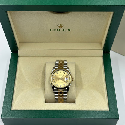Rolex Datejust 36 126203G Champagne Jubilee 2025