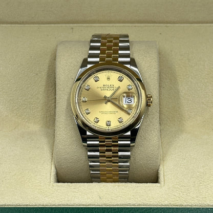 Rolex Datejust 36 126203G Champagne Jubilee 2025
