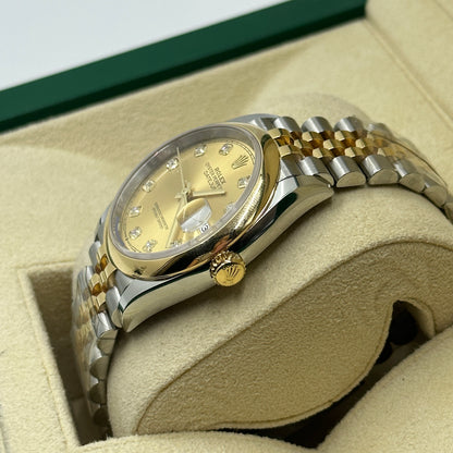 Rolex Datejust 36 126203G Champagne Jubilee 2025