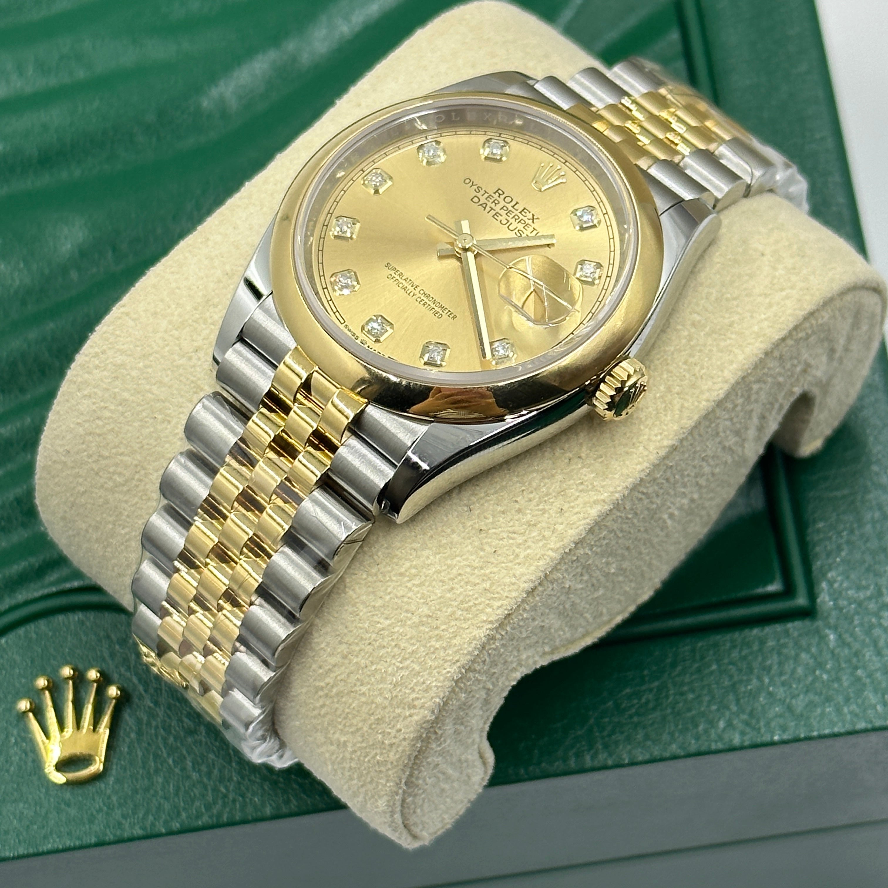 Rolex Datejust 36 126203G Champagne Jubilee 2025