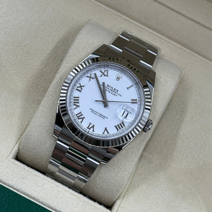 Rolex Datejust 41 126334 Weiße römische Auster 2025
