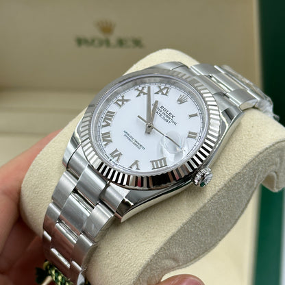 Rolex Datejust 41 126334 Weiße römische Auster 2025