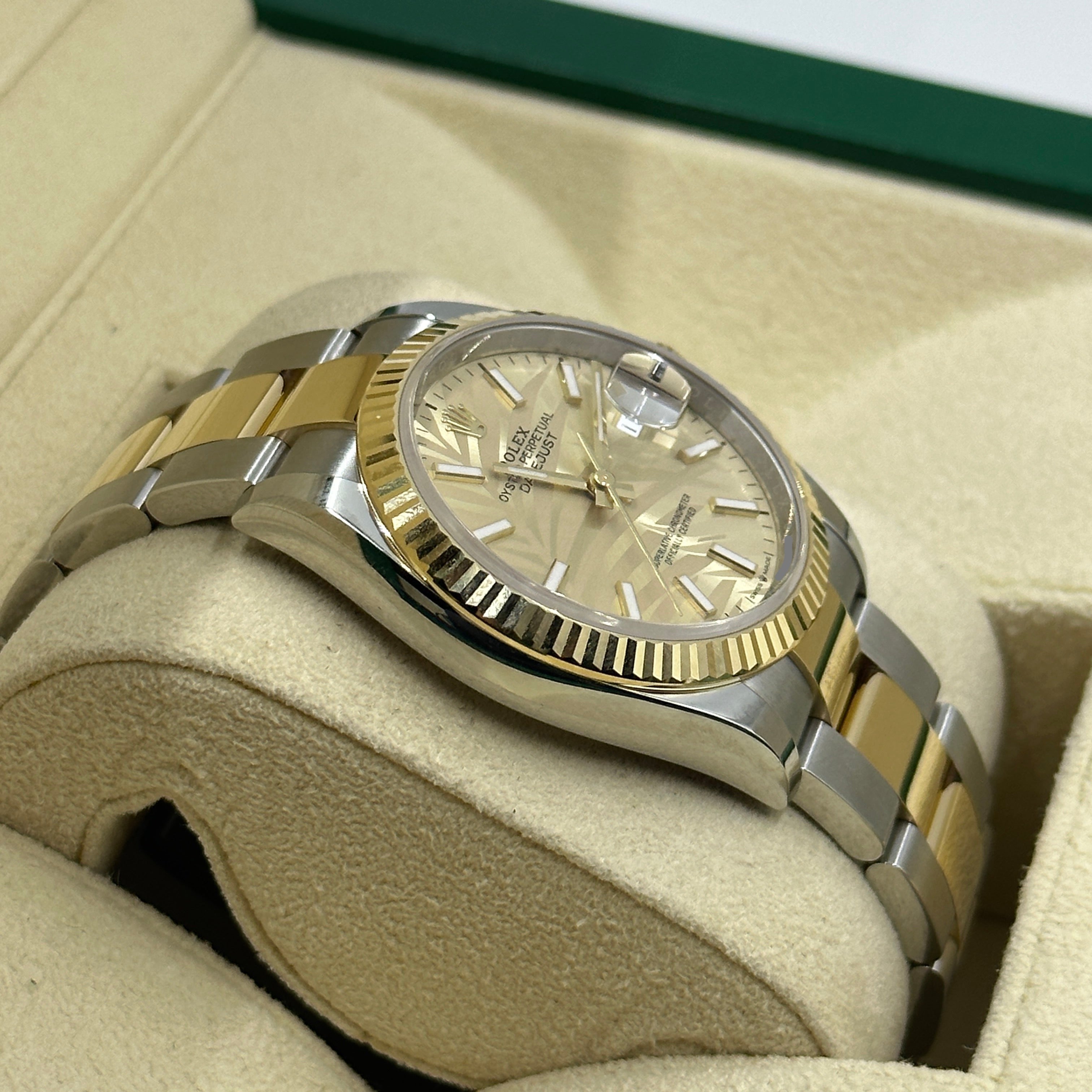 Rolex Datejust 36 126233 Champ Palm Oyster 2024