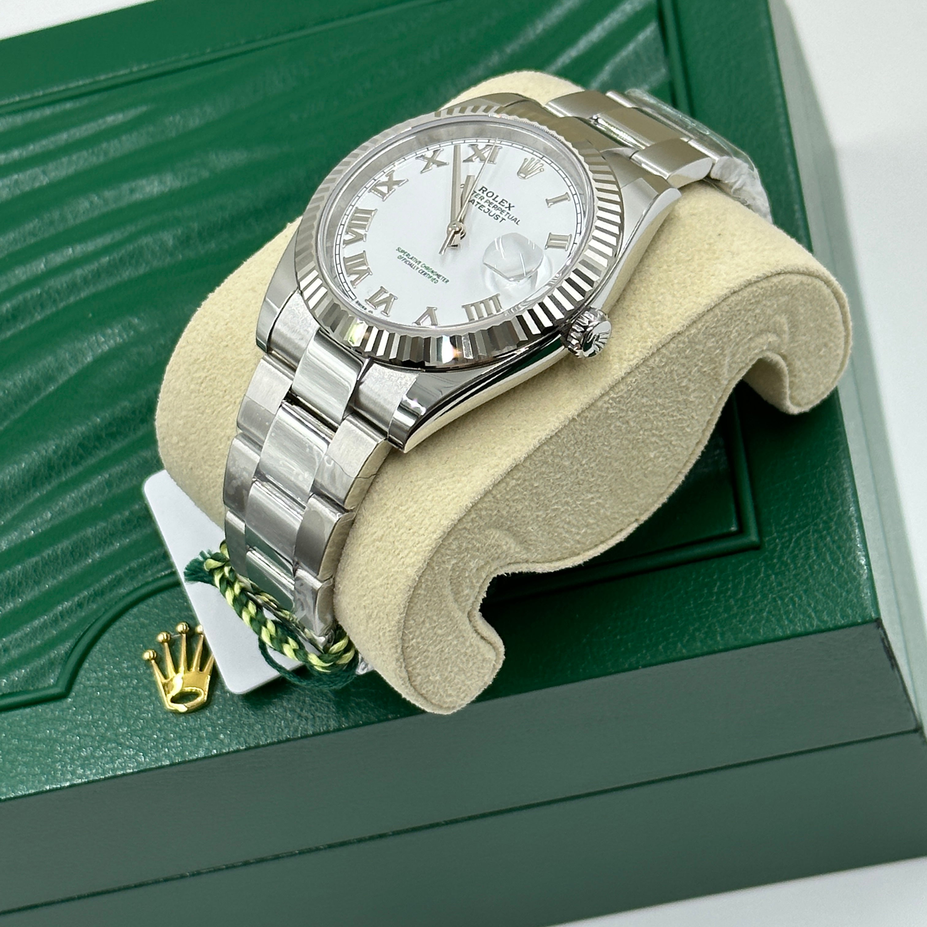 Rolex Datejust 41 126334 Weiße römische Auster 2025
