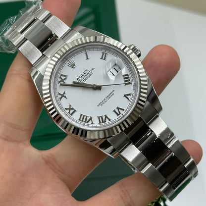 Rolex Datejust 41 126334 Weiße römische Auster 2025