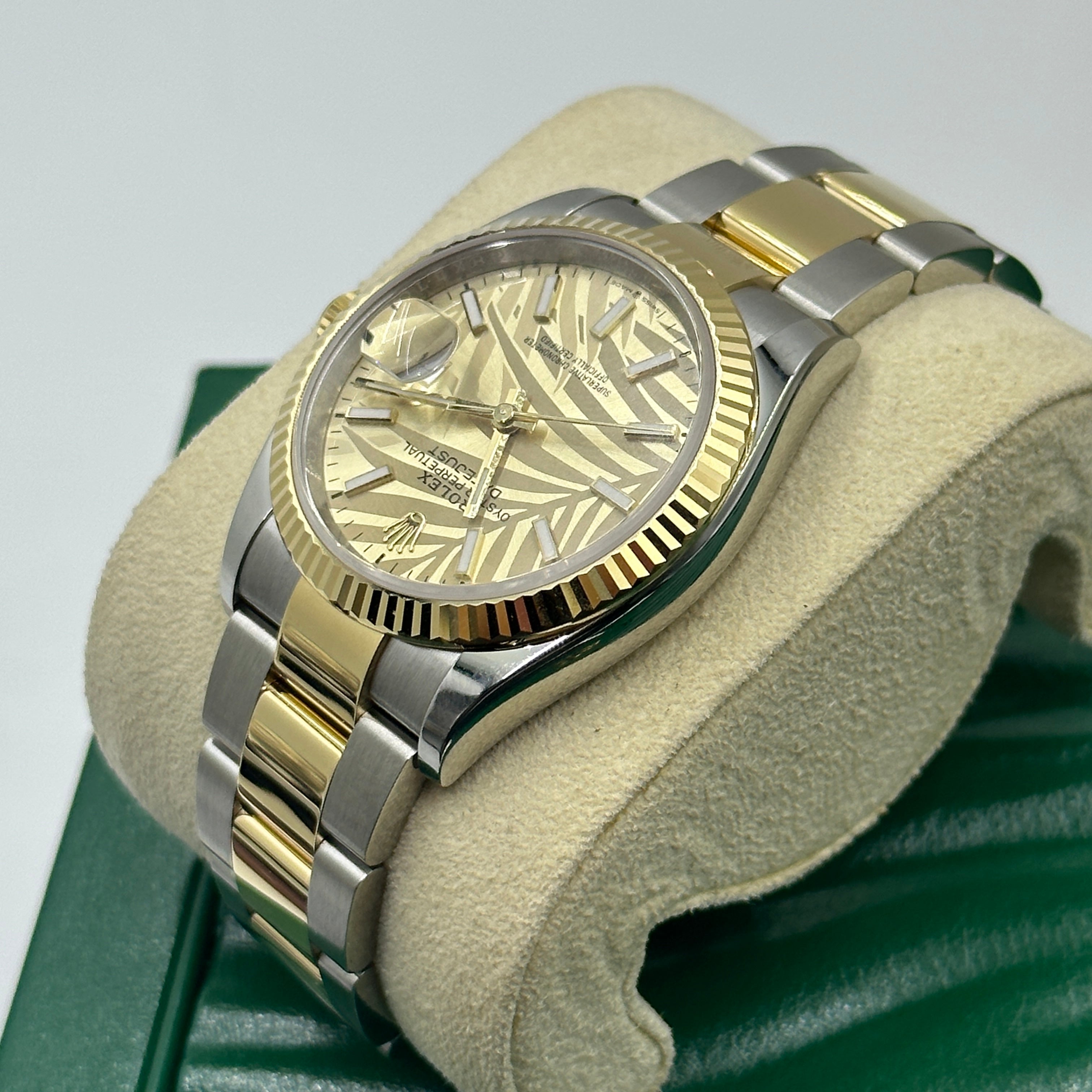 Rolex Datejust 36 126233 Champ Palm Oyster 2024