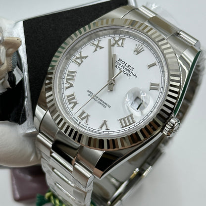 Rolex Datejust 41 126334 Weiße römische Auster 2025
